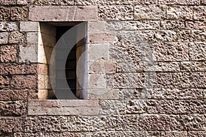 Medieval wall window
