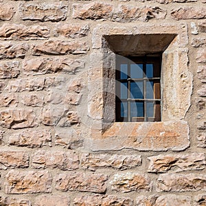 Medieval wall window