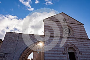 Assisi, Perugia, Umbria. Basilica of Santa Chiara