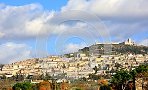 Assisi town panorama, Italy