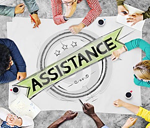 Assistance Collaboration Cooperation Help Support Concept