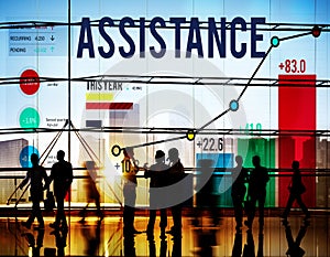 Assistance Support Help Aid Corporate Concept