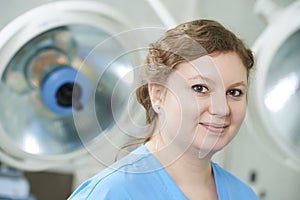 Assistant nurse at surgery operation room