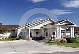 Assisted Living Facility Exterior Entrance photo