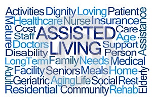 Assisted Living Word Cloud