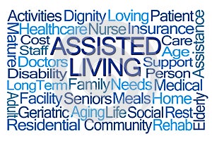 Assisted Living Word Cloud photo