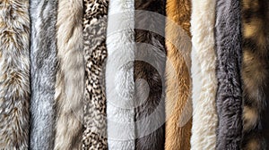 Assorted Animal Fur Textures - Natural Pattern Collection