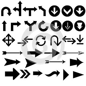 Assorted arrow shapes