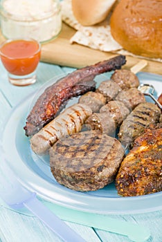 Assorted Barbequed Meat