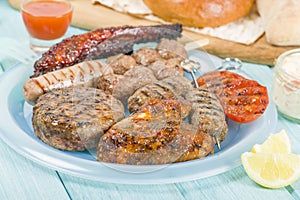 Assorted Barbequed Meat