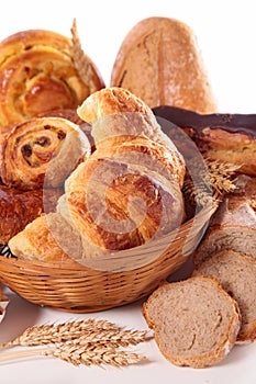 Assorted bread and pastry