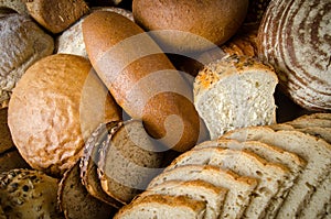 Assorted breads photo
