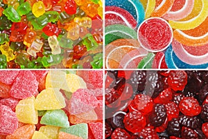 Assorted chewy candy