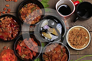 Assorted Chinese food set