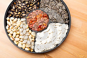 Assorted Chinese snack tray