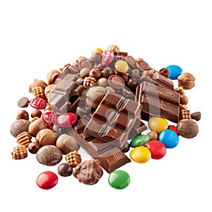 Assorted Chocolate Candies and Bars