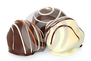 Assorted chocolate candies