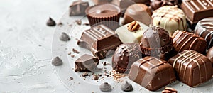 Assorted Chocolates on Table