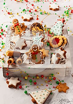 Assorted Christmas cookies