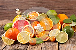 Assorted citrus fruit