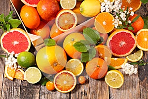 Assorted citrus fruit