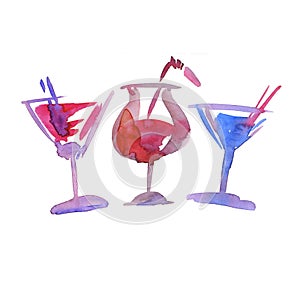 Assorted cocktails
