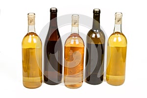 Assorted Colorful Bottles of Wine