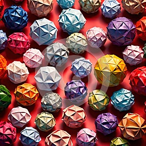 Assorted colorful crumpled paper balls, showing diverse discarded ideas