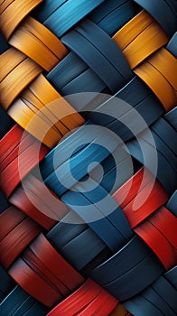 Assorted Colorful Yarn on Black Background