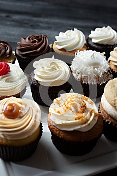 assorted cupcakes