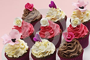 Assorted cupcakes photo