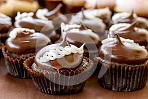 Assorted Cupcakes on Display