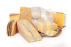 Assorted dairy products