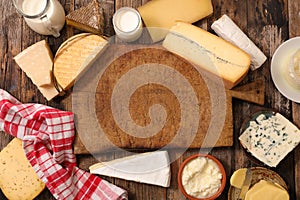 Assorted dairy products