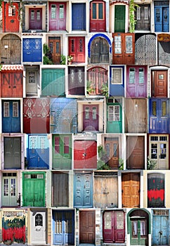 Assorted doors