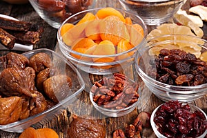 Assorted dried fruit
