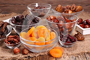 Assorted dried fruit