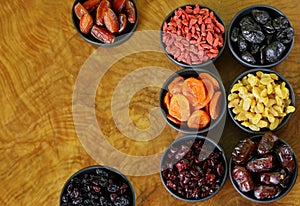 assorted dried fruits dried apricots dates raisins