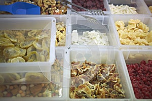 Assorted dried fruits