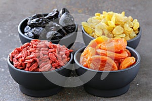 Assorted dried fruits