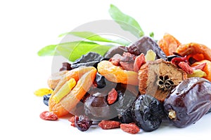 Assorted dried fruits