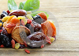 Assorted dried fruits