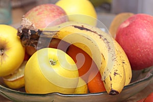 Assorted fruit on a tray