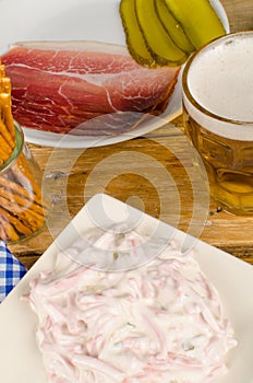 Assorted hearty snacks photo
