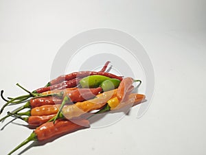 Assorted Hot Chilies Close Up