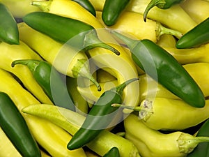 Assorted hot peppers