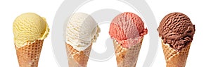 Assorted Ice cream Cones banner photo