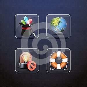 assorted icons. Vector illustration decorative design