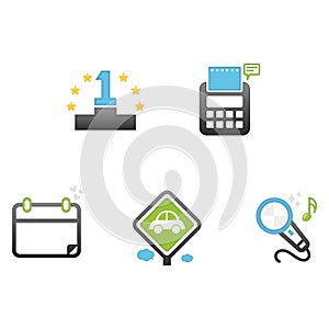 assorted icons. Vector illustration decorative design