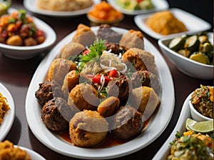 Assorted Indian Appetizers Platter